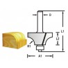 MAKITA D-48430 Zaoblovací fréza s ložiskem stopka 6 mm,17x8x49 mm