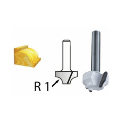 MAKITA D-48278 Zaoblovací fréza stopka 6 mm,19x9,5x43 mm