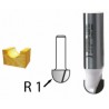 MAKITA D-47999 Žlábkovací fréza stopka 8 mm,9,5x9,5x41 mm
