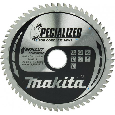 MAKITA E-16813 TCT pilový kotouč Efficut hliník 185x20mm 60T