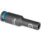 MAKITA E-16405 nástrčný klíč prodloužený 1/2" square drive Impact BLACK 8mm