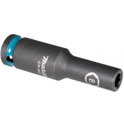 MAKITA E-16405 nástrčný klíč prodloužený 1/2" square drive Impact BLACK 8mm