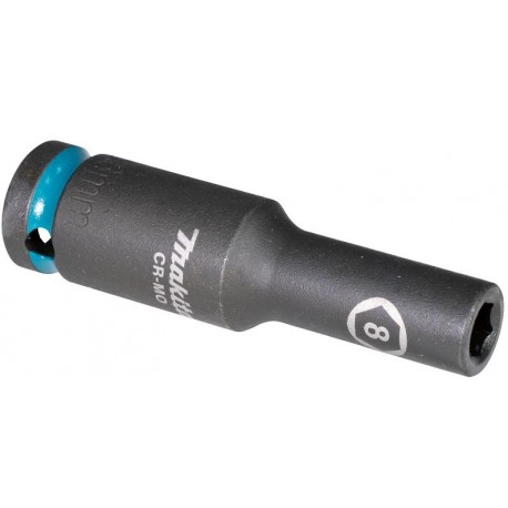 MAKITA E-16405 nástrčný klíč prodloužený 1/2" square drive Impact BLACK 8mm