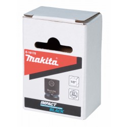 MAKITA E-16178 nástrčný klíč 1/2" square drive Impact BLACK 21mm