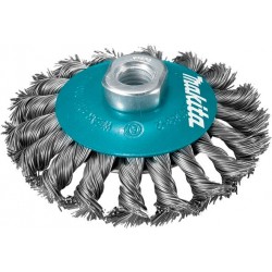 MAKITA D-77584 miskovitý kartáč z ocelového drátu splétaný drát průměr 0,5mm 115mm