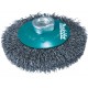 MAKITA D-77562 miskovitý kartáč z ocelového drátu-vlnitý drát průměr 0,3mm 115mm