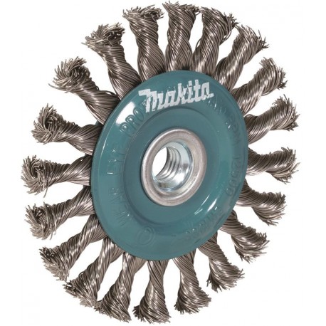 MAKITA D-77534 kotoučový kartáč z ocelového drátu splétaný drát průměr 0,5mm 115mm