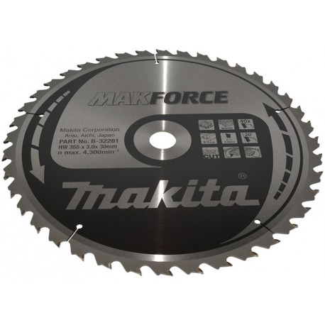 MAKITA B-32281 pilový kotouč 355x30 40T ,old B-08414