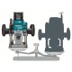 MAKITA RP001GZ Aku vrchní frézka s regulací Li-ion XGT 40V, bez aku Z