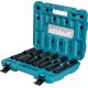 MAKITA E-16586 sada nástrčných klíčů prodloužených 1/2" square drive Impact BLACK 14ks