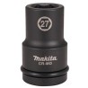 MAKITA E-24686 klíč nástrčný hluboký 1", čtyřhran, 27mm