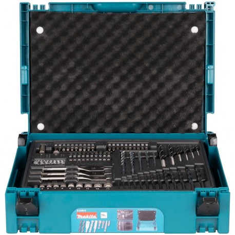 MAKITA E-24913 sada bitů a vrtáků 70 ks, Makpac
