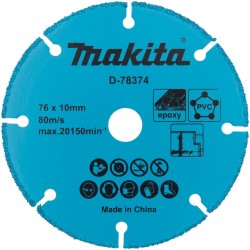 MAKITA D-78374 kotouč řezný univerzál 76x1.7x10mm pro DMC300,oldD-74837