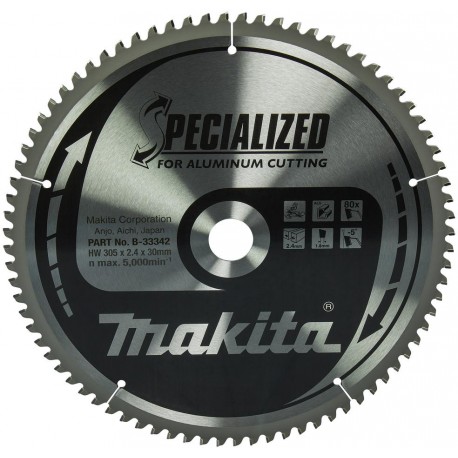 MAKITA B-33342 pilový kotouč 305x30 80T ,old B-09678
