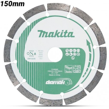MAKITA D-80092 kotouč řezný diamantový segmentový 150x22.23mm