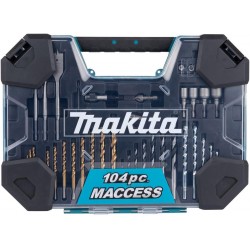 MAKITA E-22604 sada bitů a vrtáků, 104ks ,oldD-31778
