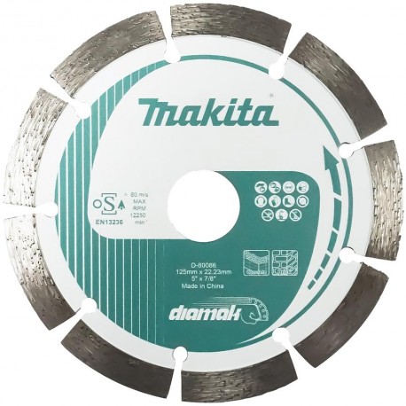 MAKITA D-80086 kotouč řezný diamantový segmentový 125x22.23mm