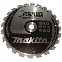 MAKITA B-33087 kotouč pilový dřevo SPECIALIZED se zapuštěnými zuby 355x3x30mm 24Z , old B-09385