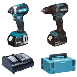MAKITA DLX2535SJ Aku sada DDF490+DTD153 Li-ion LXT 18V