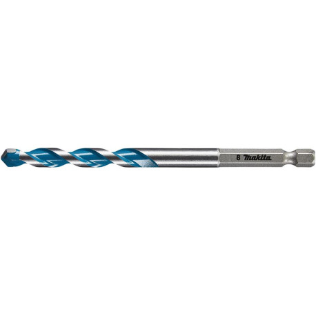 MAKITA E-15045 TCT vrták pro multimateriál stopka šestihran 1/4´´ 8x120mm