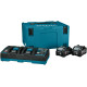 MAKITA 1911D8-0 sada Li-ion XGT 40V 2xBL4040F+DC40RB+Makpac,new PSKGPU2J