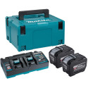 MAKITA PSKGPE2J sada Li-ion XGT 40V 2xBL4080H+DC40RB+Makpac