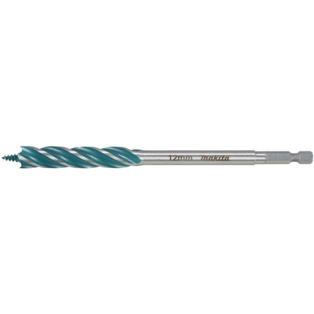 MAKITA E-26646 vrták do dřeva čtyřbřitý šestihran 1/4" 12x165mm