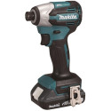 MAKITA DTD158WVE Aku rázový šroubovák 1/4" Li-ion LXTB 18V/2,0 Ah