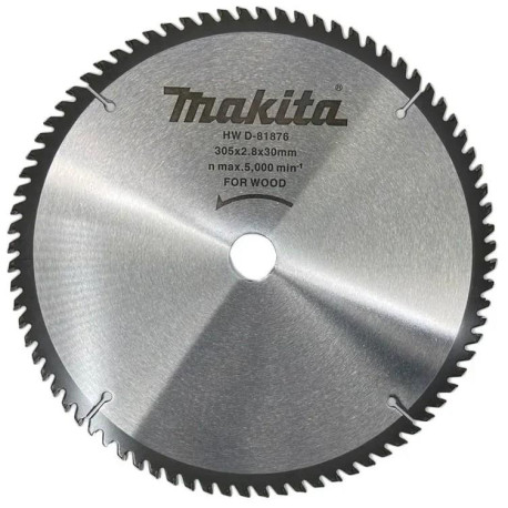 MAKITA D-81876 kotouč pilový dřevo 305x2.8x30mm 80Z,oldD-72322
