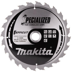 MAKITA E-12946 kotouč pilový dřevo Efficut 270x2.15x30mm 24Z,oldE-12930