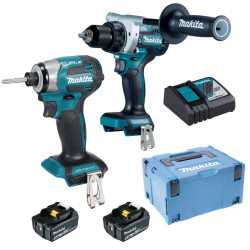 MAKITA DLX2573TJ Aku sada DDF492+DTD173 Li-ion LXT 18V/5,0Ah