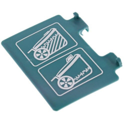 MAKITA DA00000360 klapka naplnění koše DLM380
