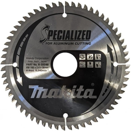 MAKITA B-33249 pilový kotouč 160x30 60t ,old B-09569