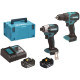 MAKITA DLX2577JX2 Aku sada DDF490+DTD158 Li-ion LXT 18V