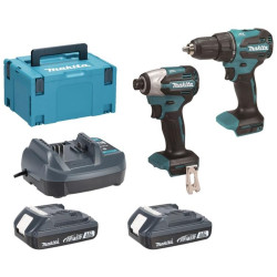 MAKITA DLX2580V01 Aku sada DHP490+DTD158 Li-ion LXT 18V