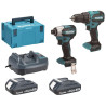 MAKITA DLX2580V01 Aku sada DHP490+DTD158 Li-ion LXT 18V