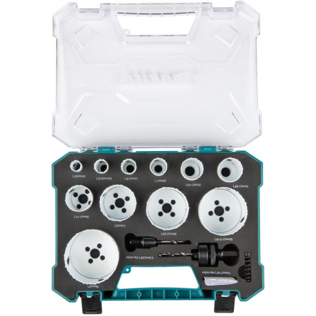 MAKITA D-82959 sada děrovek BiM 14ks v plastovém kufru
