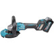 MAKITA GA023GM204 Aku bruska pro broušení betonu 125mm Li-ion XGT 40V/4,0Ah,Makpac