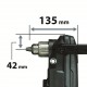 MAKITA DA001GZ Aku úhlová vrtačka Li-ion XGT 40V,bez aku Z