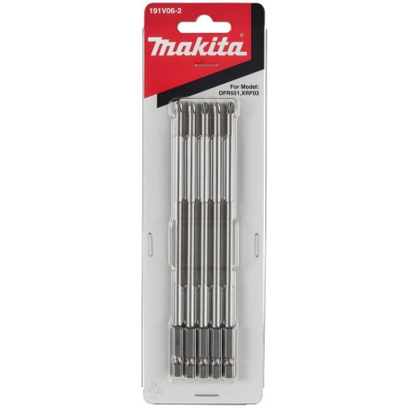 MAKITA 191V06-2 bit 155mm PZ2 5 ks DFR551