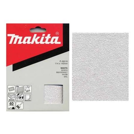 MAKITA P-36544 brusný papír 114x140mm K100 10ks