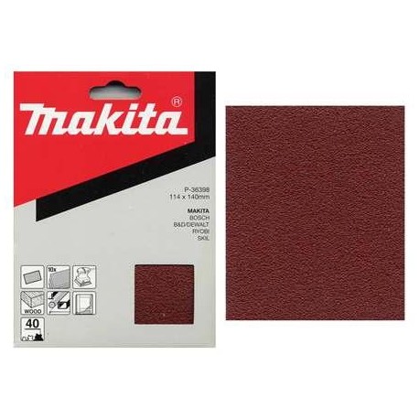 MAKITA P-36407 brusný papír 114x140mm K80 10ks