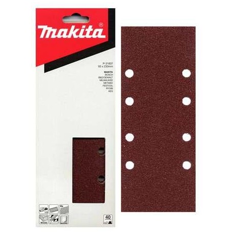 MAKITA P-36011 brusný papír 93x228mm 8 děr K120 10 ks,old794563-3