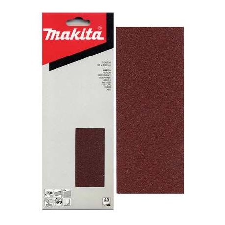 MAKITA P-36142 brusný papír 93x228mm K80 10 ks,oldP-00430