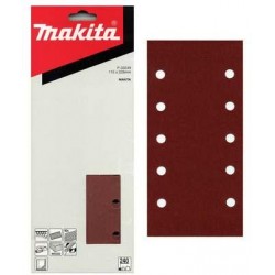 MAKITA P-33211 brusný papír suchý zip 115x229mm 10 děr K120 10ks,oldP-02216