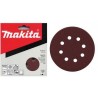 MAKITA P-43577 brusný papír suchý zip 125mm 8 děr K120 10ks,oldP-00511