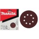 MAKITA P-43599 brusný papír suchý zip 125mm 8 děr K240 10ks,oldP-00533