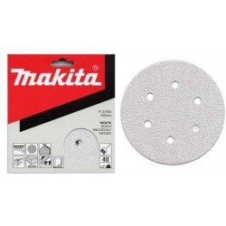 MAKITA P-37655 brusný papír suchý zip 150mm 6 děr K40 10ks