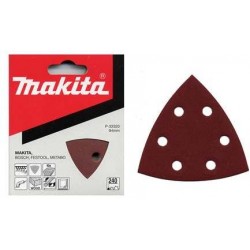MAKITA P-33261 brusný papír suchý zip 94x94x94mm 6 děr K60 10ks,oldP-01579