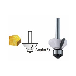 MAKITA D-48664 Fazetová/hranová fréza s ložiskem stopka 6 mm,22,2x12,7x56 mm